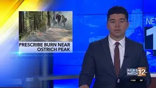 Prescribed burn near Ostrich Peak