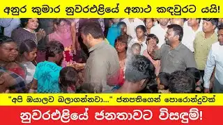 "අපි ඔයාලව බලාගන්නවා!" ජනපති නුවරඑළියේ ජනතාව අතරට | President AKD Visits Nuwara Eliya