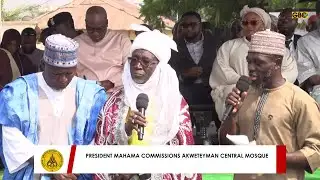 President Mahama Commissions Akweteyman Central Mosque