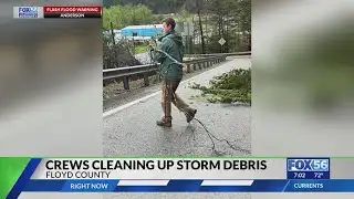 Prestonsburg fire crews get unexpected help clearing roads during storms