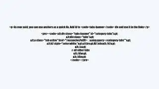 Prevent scrolling to top when click tab