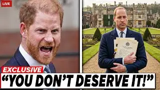 Prince Harry GOES OFF After Prince William INHERITS Queen