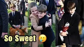 Prince Louis Delights Crowds With Adorable Reaction to Christmas Gift at Sandringham