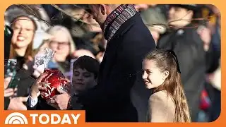 Prince Louis Snatches Giant Chocolate Given to Prince William