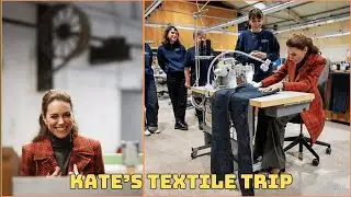 Princess Kate’s STUNS Factory—Sews Jeans for Prince William in Heels