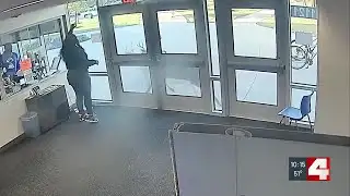 Principal protects students from deer at Ladue Middle School