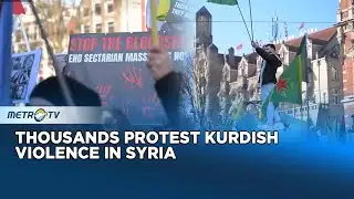 Pro-Kurdish Protest in Amsterdam Highlights Violence in Syria