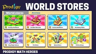 Prodigy NEWS / UPDATE : Prodigy World Stores: Prodigy Math game: