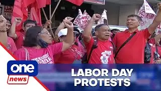 Progressive groups stage protest on Labor Day