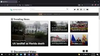 Project News CMS Website