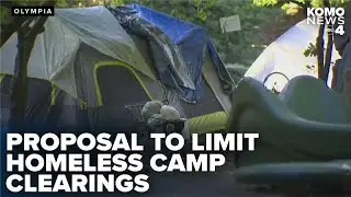 Proposal would set limits on when homeless camps can be cleared in Washington
