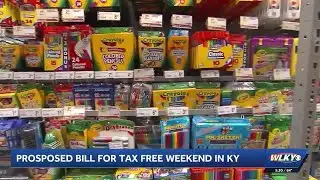 Proposed bill would create tax-free weekend in Kentucky