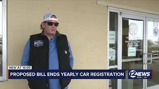 Proposed Kansas bill ends yearly car registration