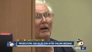 Prosecutors: Dad killed son after chilling message