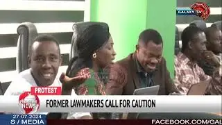 PROTEST- FORMER LAWMAKERS CALL FOR CAUTION