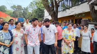 Protest Meeting opposing construction at Carambolim 