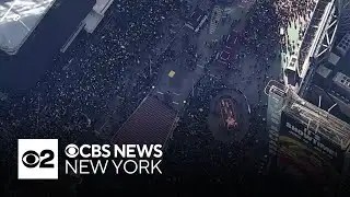 Protesters fill Times Square for "No Kings" march