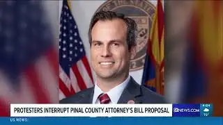 Protesters interrupt pro-ICE press conference outside Arizona Capitol