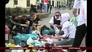 Protesters Storm Two Government Buildings in Donetsk Part 2