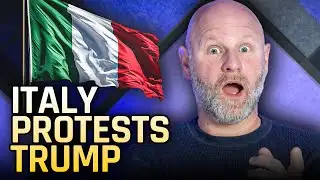 Protests Break Out In Italy Over Trump