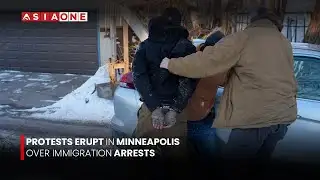 Protests Erupt in Minneapolis Over Immigration Arrests | Asia One News