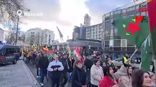 PROTESTS IN EUROPE OVER ROJAVA: RECOGNIZE THE STATUS OF ROJAVA