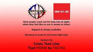 PSA: Crisis Text Line | Bethea