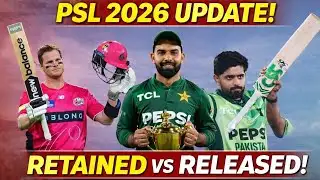 PSL 2026 Retained Players List | Full Retention, Released Stars & Steve Smith Signing