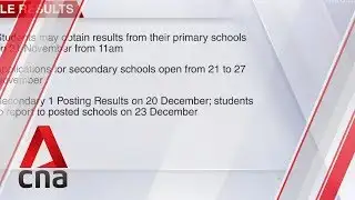 PSLE results to be released on Nov 21