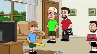 Psycho Kid Smashes TV - GoAnimate Version (16+) - @McJuggerNuggets #goanimate #mcjuggernuggets