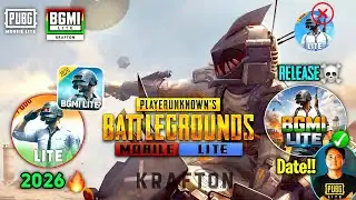😤Pubg/Bgmi Lite Release Date😳 Confirm💯 2026 | BGMi Lite India Comeback🤯 Update 2026 🔥