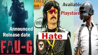 Pubg in playstore , Faug release date announced/ Dr Disrespect controversy