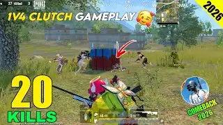 PUBG MOBILE LITE 2026 😘 INSANE  CLUTCH Gameplay  COMEBACK!!