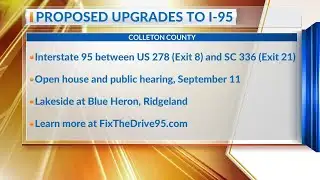 Public comment wanted for proposed I-95 upgrades