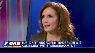Public speaking expert says Prince Andrew is squirming with embarrassment