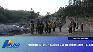 Public Works Deploys Heavy Equipment to Repair the Bireuen-Takengon Road and Bridge Sections