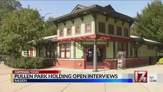 Pullen Park holding open interviews