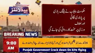 Punjab Government Crack down On kite flying