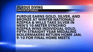 Purdue Diving Winter Nationals