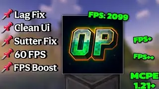 PURE OPTIMIZER | MCPE 1.21+ ⚡️| ULTRA FPS BOOST