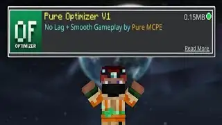 Pure OPTIMIZER V1 FOR MCPE 1.21+ | LAG FIX & FPS BOOST 