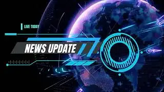 Purple Red Modern Professional Breaking News Intro Video