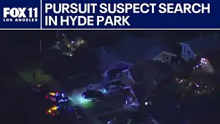 Pursuit suspects on the run in Hyde Park