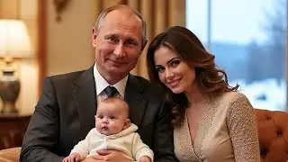 Putin with Alina Kabaeva and baby