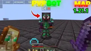 PVP BOT Practice Map for Mojo Launcher 🤯 | Minecraft Java 1.21.1 | 1.21.4 | 1.21.5