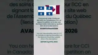 Quebec / Canada Petition for Craniocervical Instability