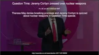 Question Time: Jeremy Corbyn pressed over nuclear weapons