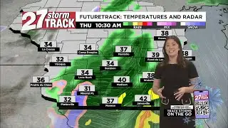 Quiet Wednesday before rain and snow chances return Thursday