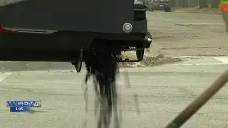 Quincy Central Services fills in potholes