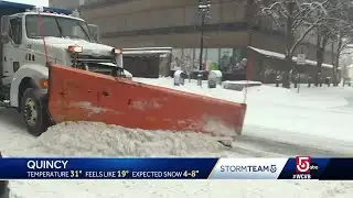Quincy plows busy as snow continues to pile up